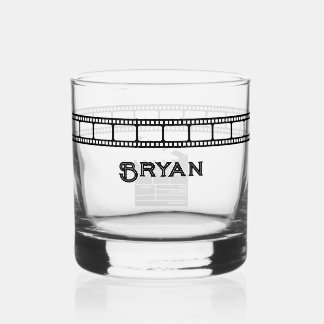 Vaso De Whiskey Film Reel Movie Director Cameraman Clapboard