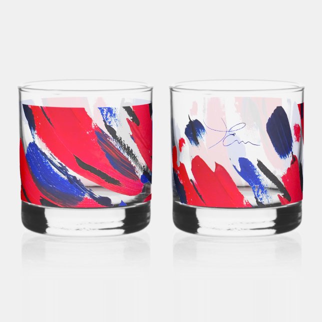 Vaso De Whiskey Fleur éclatée (Anverso)