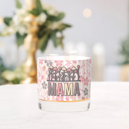 Vaso De Whiskey Floral Boho Mama