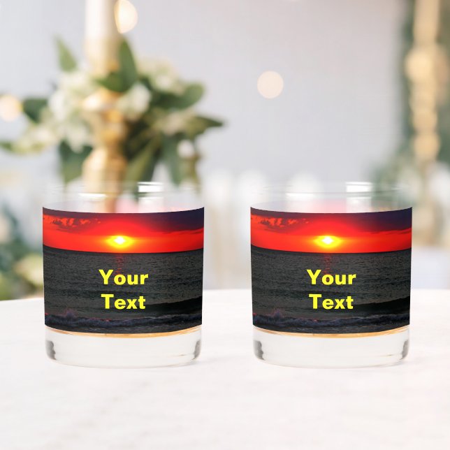 Vaso De Whiskey Florida Sunset (Insitu (Boda))