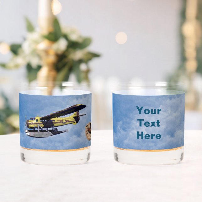 Vaso De Whiskey Flying Moose Aviation de Havilland Otter (Insitu (Boda))