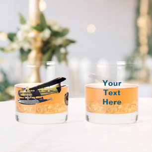 Vaso De Whiskey Flying Moose Aviation de Havilland Otter - Bienven