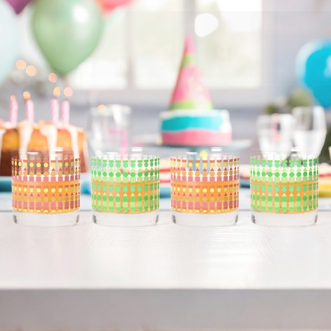 Vaso De Whiskey Forma retro Juego de bebidas (Insitu (Cumpleaños))