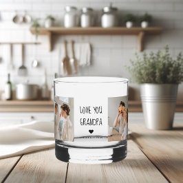 Vaso De Whiskey Foto de colección moderna Te ama el mejor regalo d