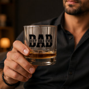 Vaso De Whiskey Foto de Papá Moderno Regalo Personalizado del Dí