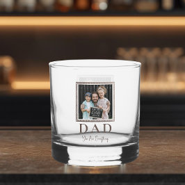 Vaso De Whiskey Foto moderna personalizada de papá