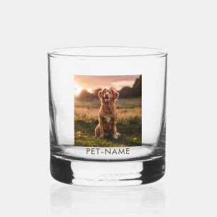 Vaso De Whiskey Foto Personalizada Con La Imagen Del Nombre De Tu