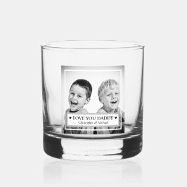Vaso De Whiskey Foto Y Mensaje Personalizados