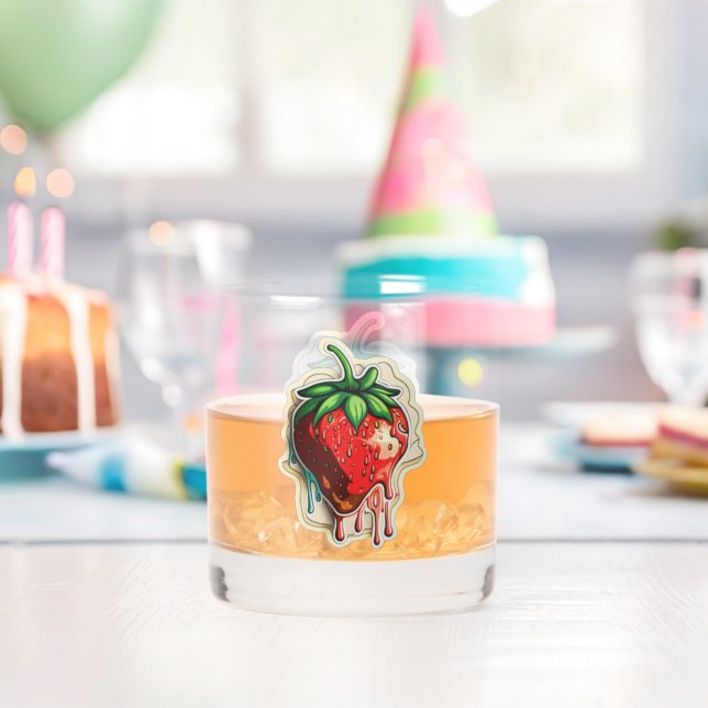 Vaso De Whiskey Fresa Whiskey Glass (Insitu (Cumpleaños))