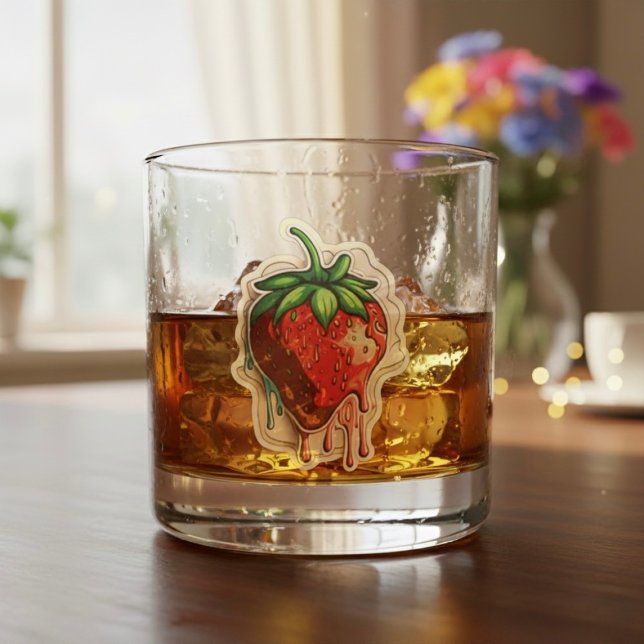 Vaso De Whiskey Fresa Whiskey Glass (Subido por el creador)