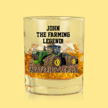 Vaso De Whiskey Funny Farm Tractor Heavy Equipment Operator<br><div class="desc">La Leyenda Agrícola. Un gran regalo para el operador de equipamiento de granja o granjero en su vida que pasa mucho tiempo en el tractor. Este vaso de whisky hace un gran cumpleaños,  Navidades,  aniversario o regalo de jubilación.</div>