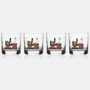 Vaso De Whiskey Gafas de faros de Minnesota
