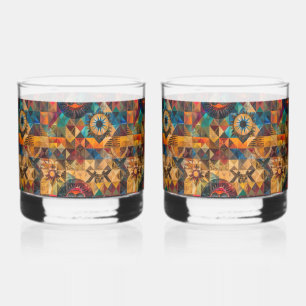 Vaso De Whiskey Gafas de rocas de la marina encantada "Artista Her