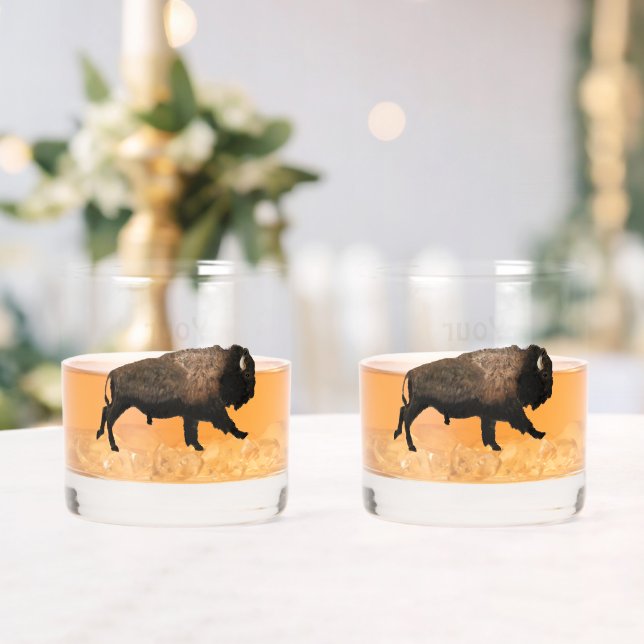 Vaso De Whiskey Galloping Bison (Insitu (Boda))