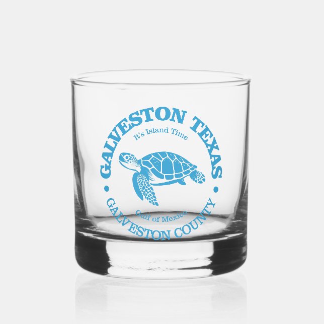 Vaso De Whiskey Galveston (tortuga marina) (Anverso)