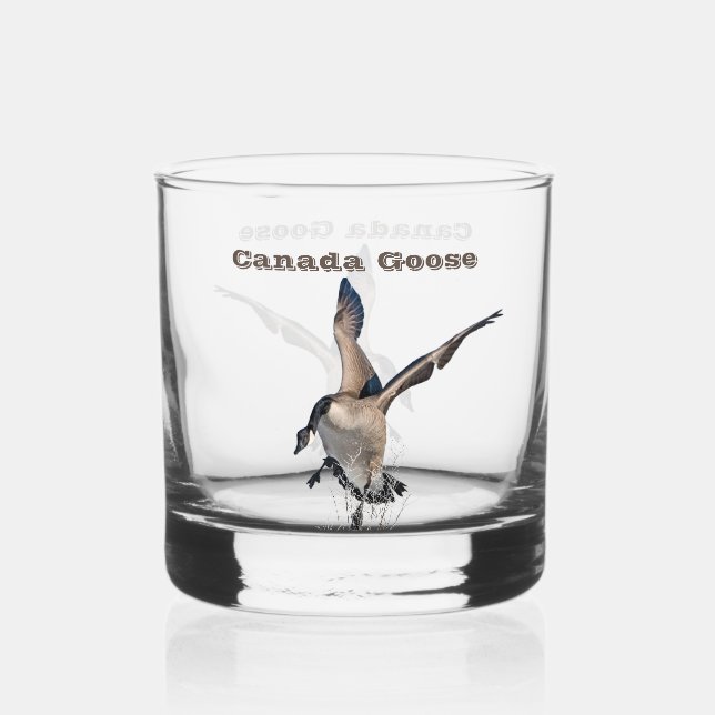 Vaso De Whiskey Ganso de Canadá, arte (Anverso)