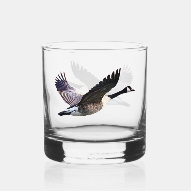 Vaso De Whiskey Ganso de Canadá, arte (Anverso)