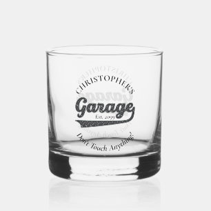 Vaso De Whiskey Garage No Toques Nada De Drinkware