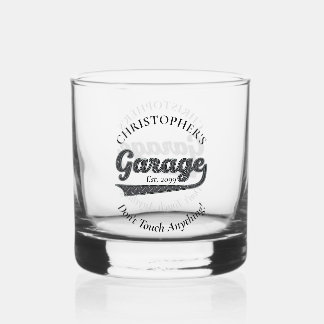 Vaso De Whiskey Garage No Toques Nada De Drinkware