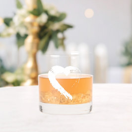 Vaso De Whiskey Glass Drinkware Moon Heart
