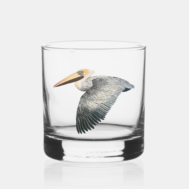 Vaso De Whiskey Glass Pelican Whiskey (Anverso)