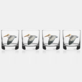 Vaso De Whiskey Glass Pelican Whiskey - 4 set