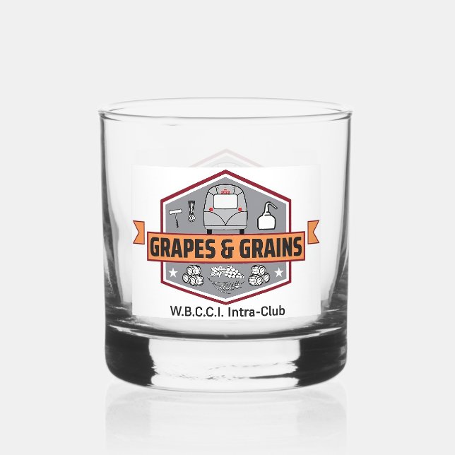 Vaso De Whiskey Glass Whiskey con logotipo (Anverso)