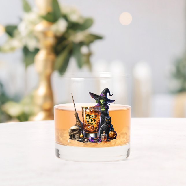 Vaso De Whiskey Glass Whiskey de Halloween (Insitu (Boda))
