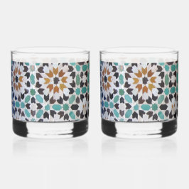 Vaso De Whiskey Glazen met Marrakech mozaïk