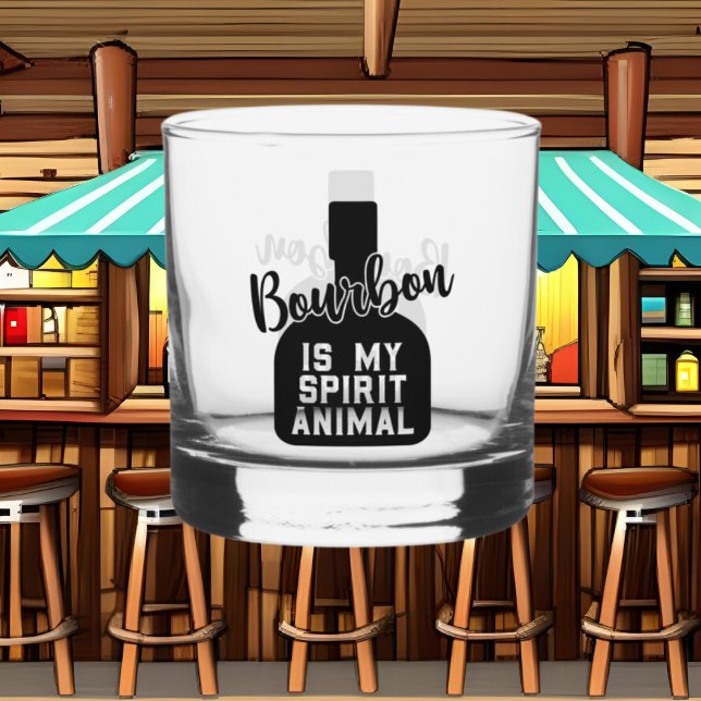 Vaso De Whiskey Gracioso arte de palabras en animales con espíritu (Subido por el creador)