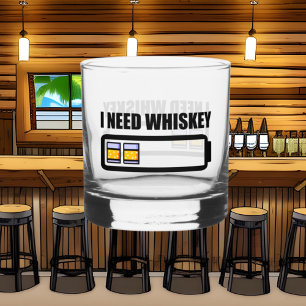 Vaso De Whiskey Gracioso arte de palabras para beber
