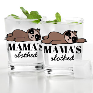 Vaso De Whiskey Gracioso obsequio eslovaco para mamá que ama beber