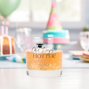 Vaso De Whiskey Graduación Un Grado Hotter Personalizado Whiskey G