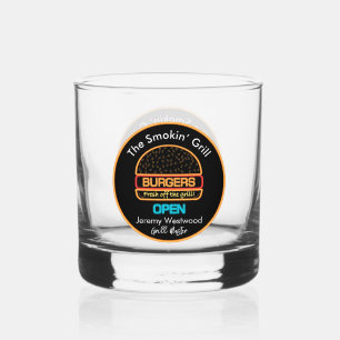Vaso De Whiskey Grill Master Grilling Drinkware Rocks