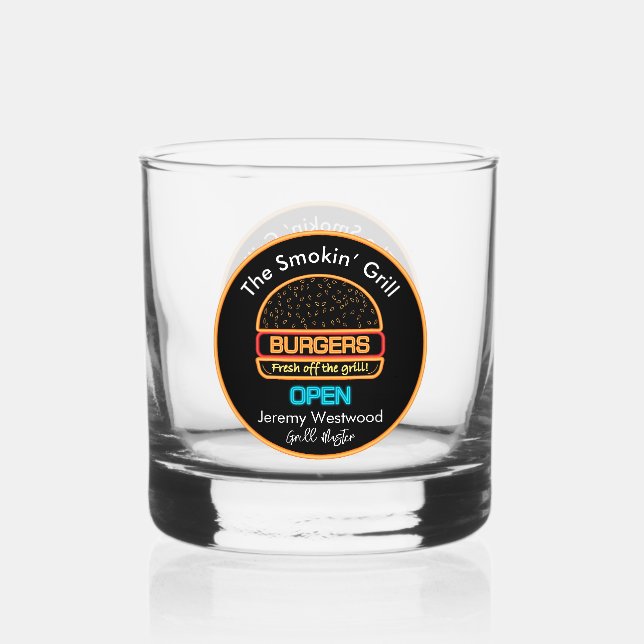 Vaso De Whiskey Grill Master Grilling Drinkware Rocks (Anverso)