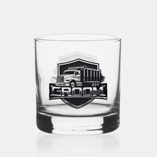 Vaso De Whiskey Groom (Anverso)