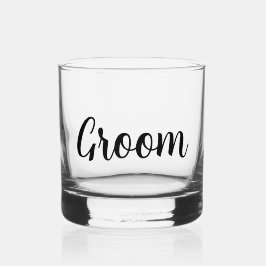 Vaso De Whiskey Groom Boda