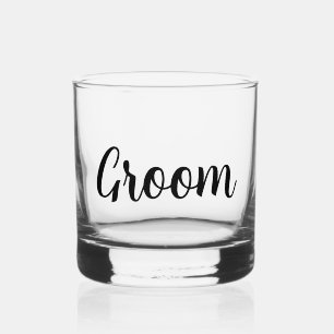 Vaso De Whiskey Groom Boda