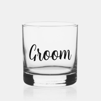 Vaso De Whiskey Groom Boda