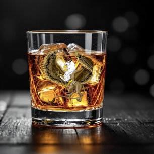 Vaso De Whiskey Gryphon Fantasía Griffin Mitología 