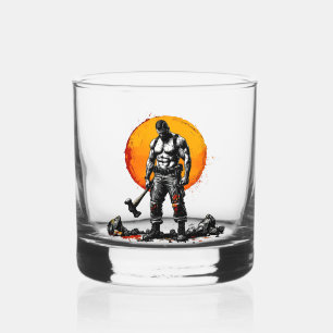 Vaso De Whiskey guerrero bárbaro fantasía medieval fuerza hummer