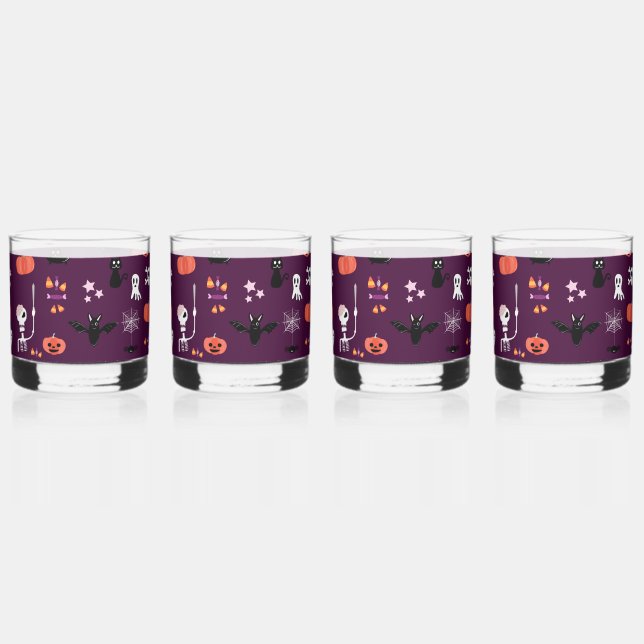 Vaso De Whiskey Halloween (Anverso)