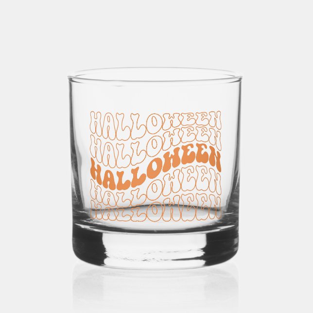 Vaso De Whiskey Halloween (Anverso)
