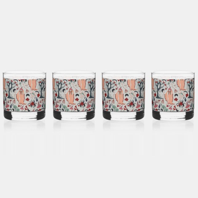 Vaso De Whiskey Halloween del núcleo de la cabaña (Anverso)