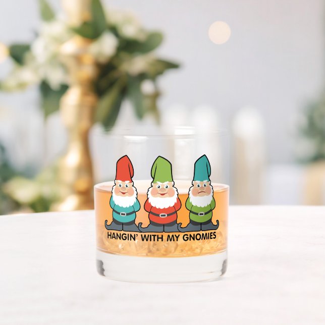 Vaso De Whiskey Hangin' con mis gnomos (Insitu (Boda))