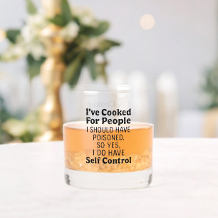 Vaso De Whiskey He cocinado para personas que debí haber envenenad