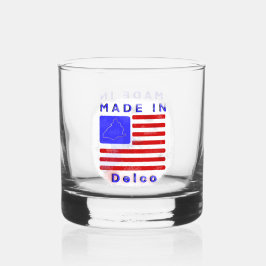 Vaso De Whiskey Hecho en Delco