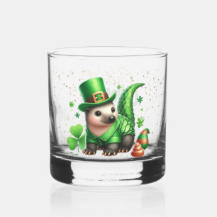 Vaso De Whiskey Hedgehogs afortunados del Día de San Patricio