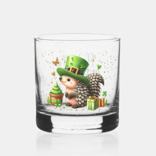 Vaso De Whiskey Hedgehogs afortunados del Día de San Patricio