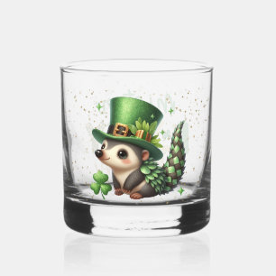 Vaso De Whiskey Hedgehogs afortunados del Día de San Patricio